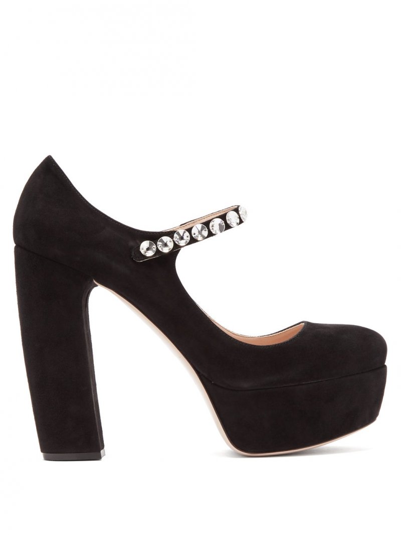 <strong>Platforms</strong><br />
Miu Miu<br /> <em>Via Matches Fashion</em>