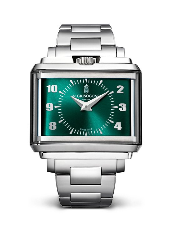 <strong>de Grisogono</strong>, New Retro Steel watch<br />
 