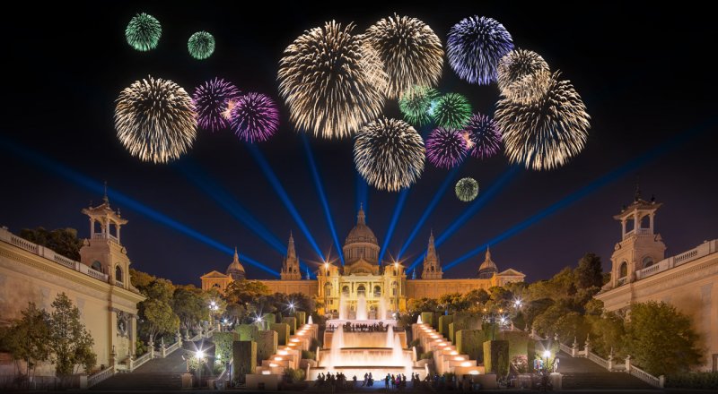 <strong>Barcelona, Spain </strong><br />
The holiday season is different in this swooning Spanish city. The Las Ramblas boulevard welcomes you under its illuminated peace doves, ready to amaze you with the magical Christmas lights show.<br /> <em>Article Written by Mirella Haddad </em>