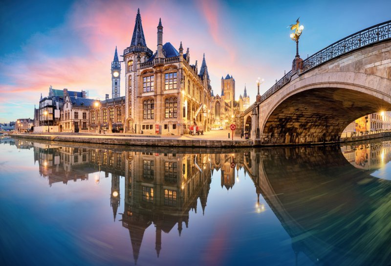 <strong>Ghent, Belgium </strong><br />
This port city, in which the temperature reaches a maximum high of 23 degrees Celsius, will amaze you with its canals embraced by flowers that welcome you on boat rides in August. This hidden gem is also known for its medieval architecture such as the Gravensteen castle that dates back to the 12th century.<br />
 <br /> <em>Article Written by Mirella Haddad </em>