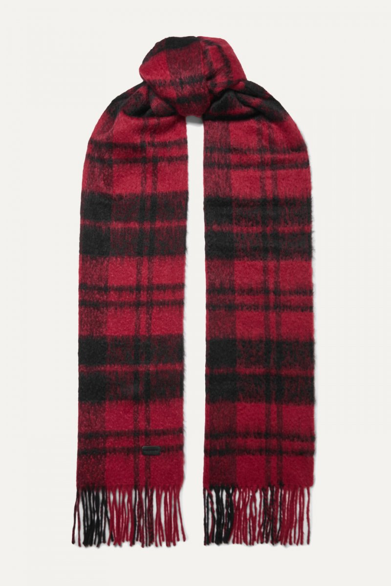 Saint Laurent scarf<br /> <em>Via Net-A-Porter</em><br />
&nbsp;