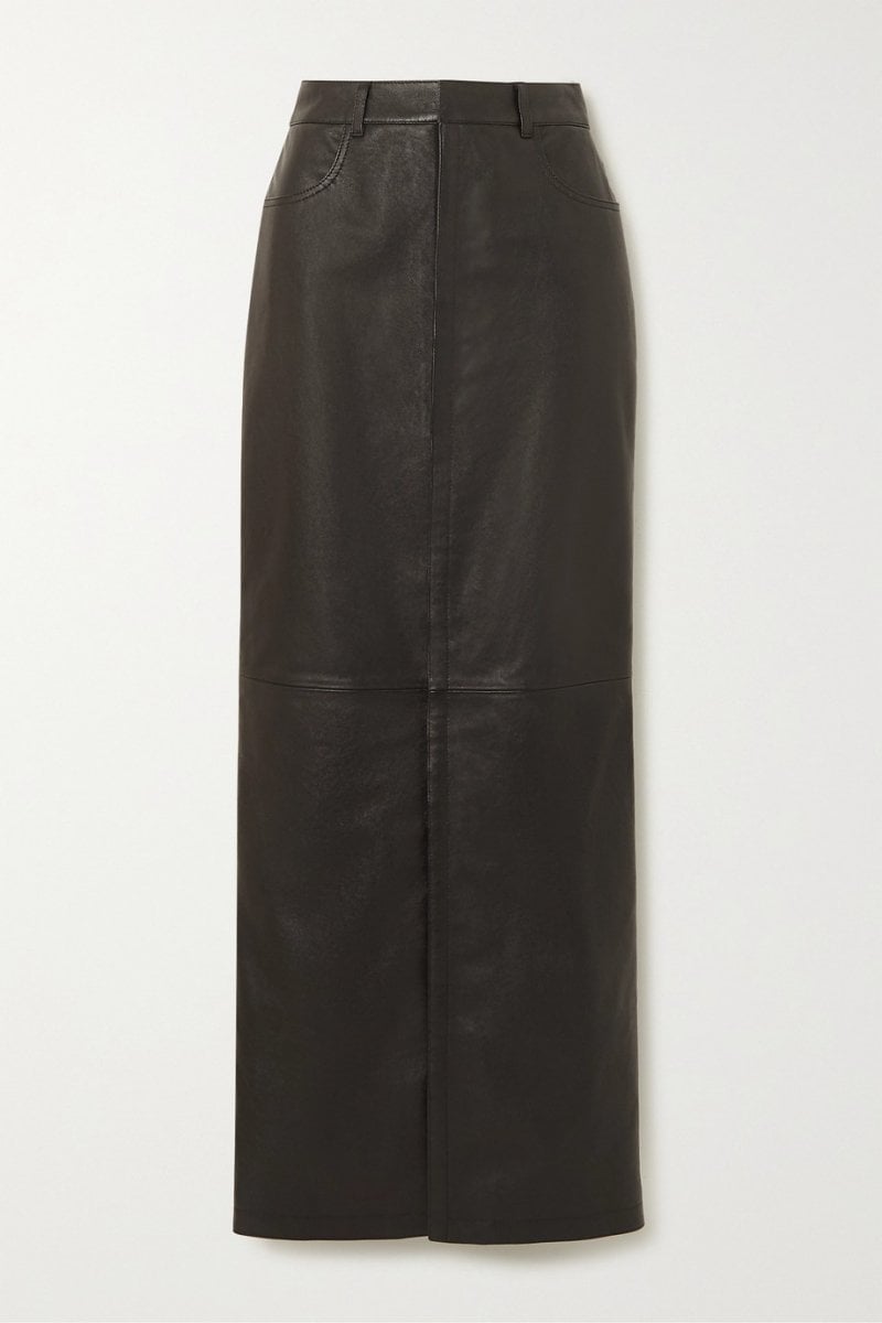 <strong>The Maxi Skirt</strong><br />
Saint Laurent<br /> <em>Via Net-A-Porter</em>