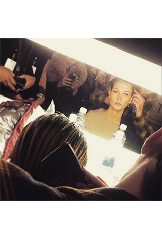 <big>&nbsp;<br /><strong>@karliekloss</strong><br />Photo: Courtesy of Karlie Kloss</big>