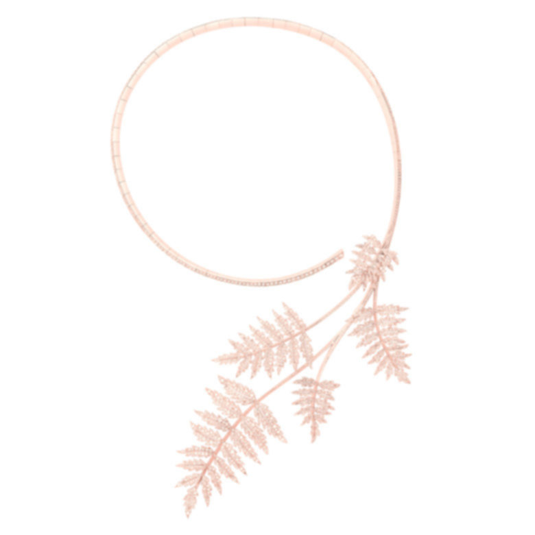 Fougère necklace<br />
 