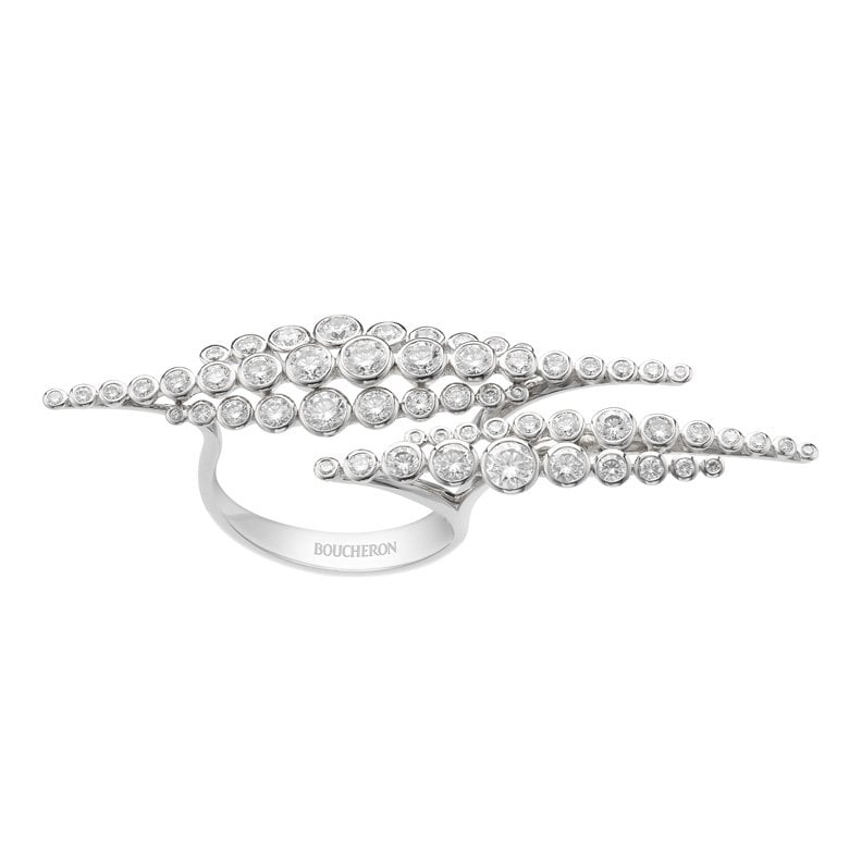 <strong>Boucheron</strong> Contemplation high jewelry collection, En Passant ring<br />
 