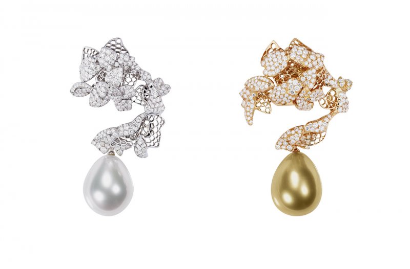 <strong>Dior</strong>, Dior Dior Dior high jewelry collection, Dentelle Organza earrings<br />