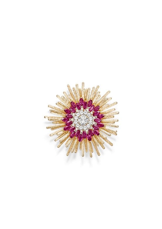 <strong>Piaget</strong>, Golden Oasis high jewelry collection, Desert Sunbow brooch<br />