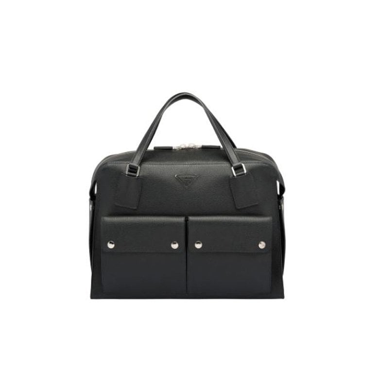 <strong>Prada</strong>, leather briefcase<br />
&nbsp;