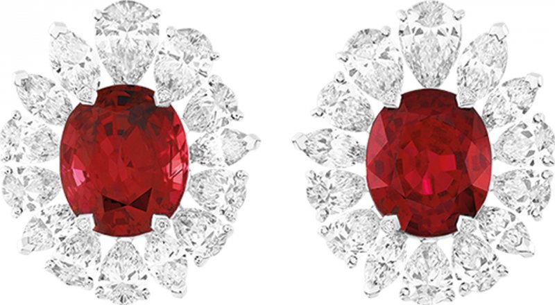 Vermillon earrings<br />
 
