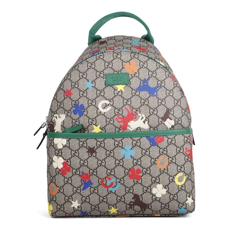 Gucci backpack<br /> <em>Via Bambini Fashion</em><br />
&nbsp;