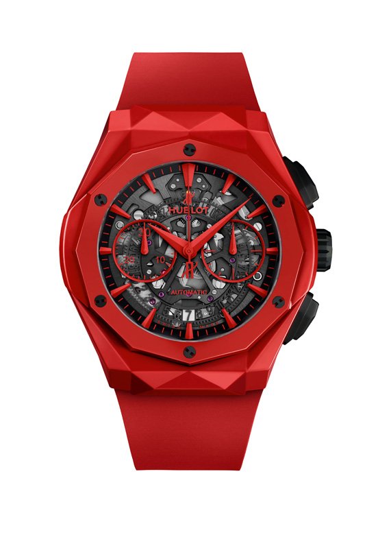 <strong>Hublot</strong>, Classic Fusion Aerofusion Chronograph Orlinski Red Magic watch<br />
 