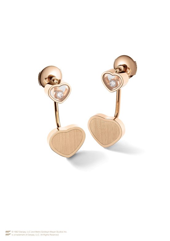 <strong>Chopard</strong> Happy Hearts – Golden Hearts earrings<br />
 