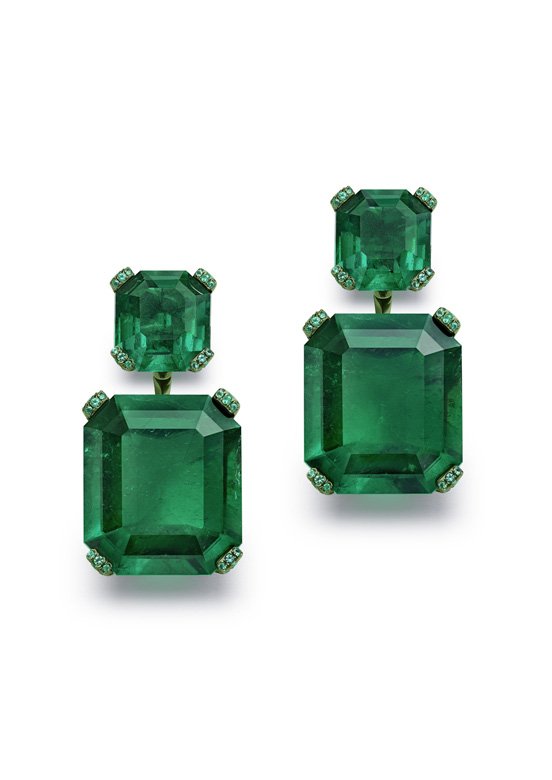 <strong>Chopard</strong> Exceptional Gemstones high jewelry collection earrings<br />
 