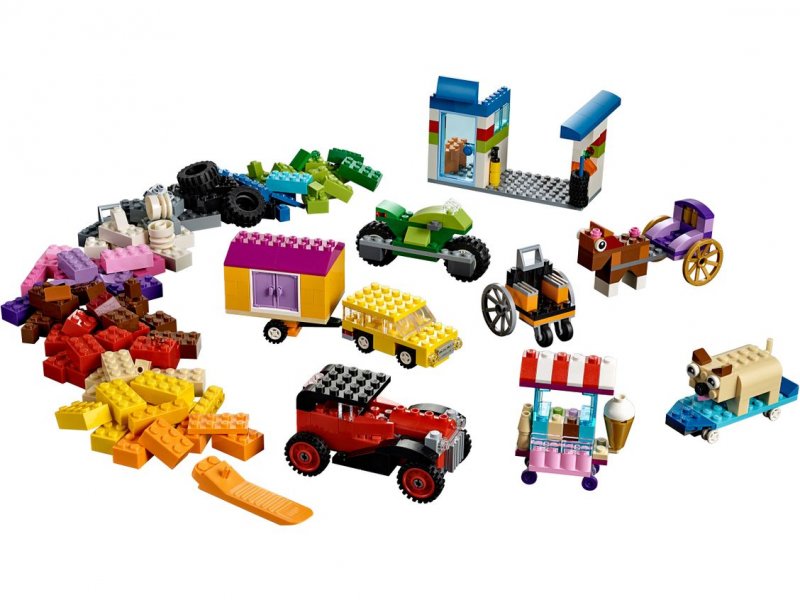 <strong>For Boys </strong><br />
LEGO, Bricks on a Roll<br /> <em>Via Lego.com</em><br />
&nbsp;