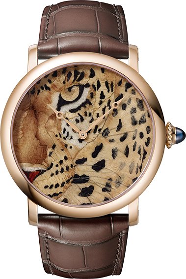 <strong>Cartier</strong>, Rotonde de Cartier Marqueterie de Bois watch<br />
 