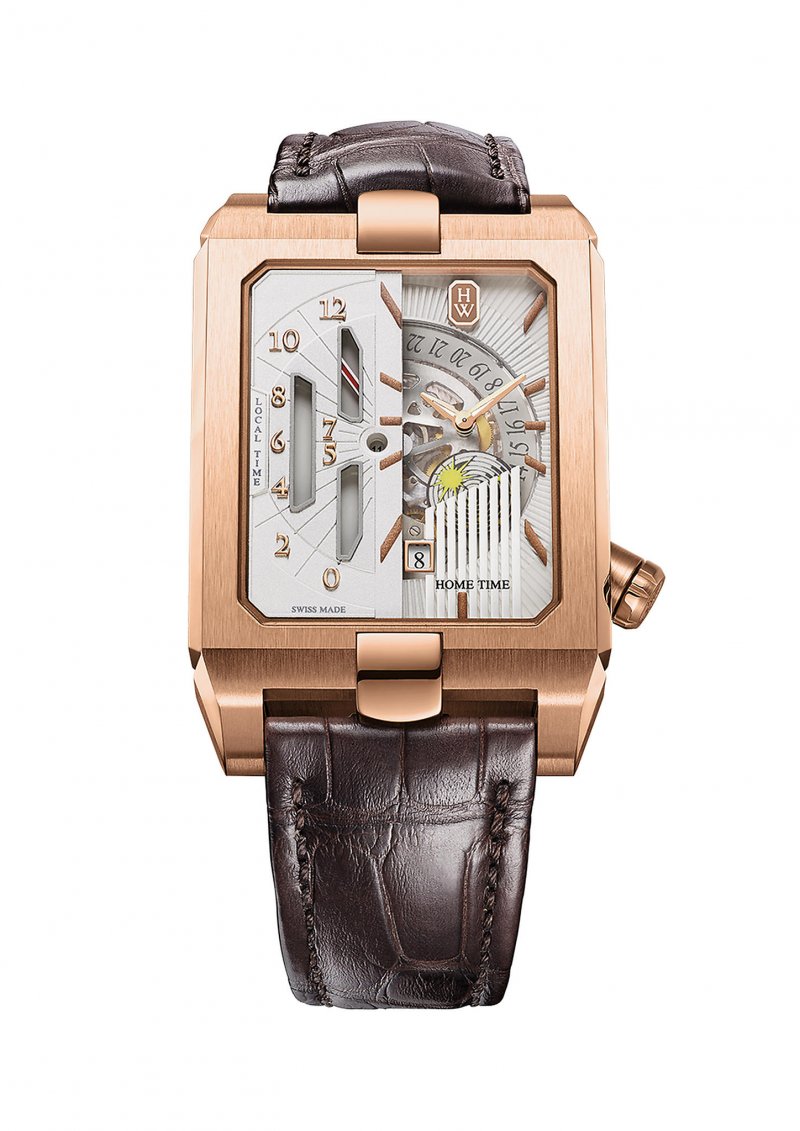 <strong>Harry Winston</strong>, Avenue Dual Time Automatic watch<br />
 