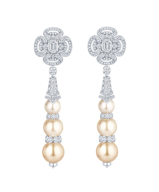 <strong>Louis Vuitton</strong>, Conquêtes - Regalia high jewelry collection earrings<br />
 