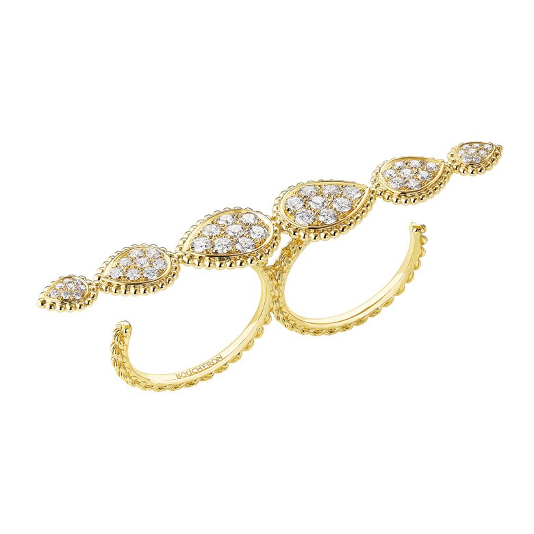 <strong>Boucheron</strong> Serpent Bohème double-finger ring