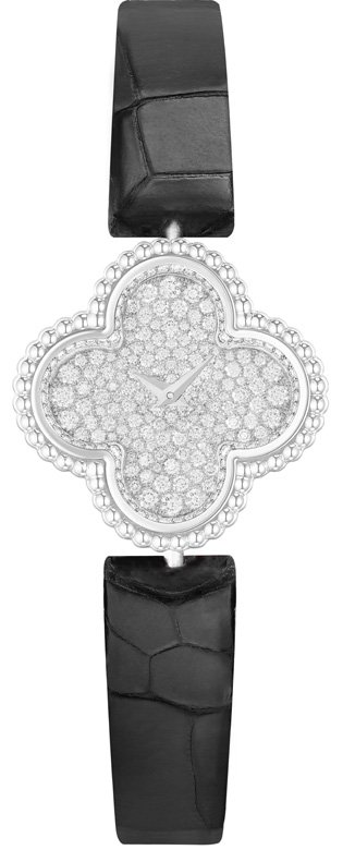 <strong>Van Cleef & Arpels</strong>, Sweet Alhambra watch<br />
 