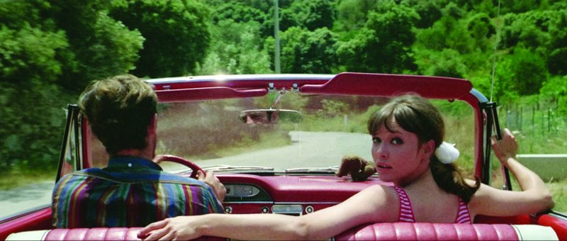 <strong>Pierrot Le Fou</strong> (Directed by: Jean-Luc Godard; initial release in 1965)<br />
 