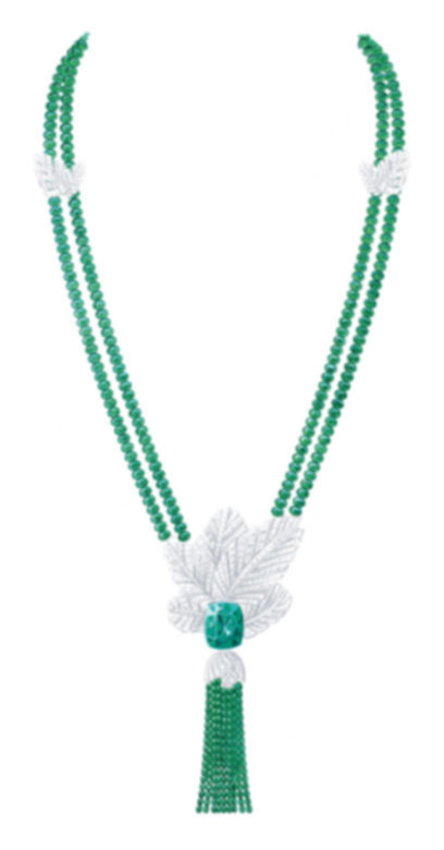 <strong>Piaget</strong>, Golden Oasis high jewelry collection, Secret Oasis long necklace<br />
 