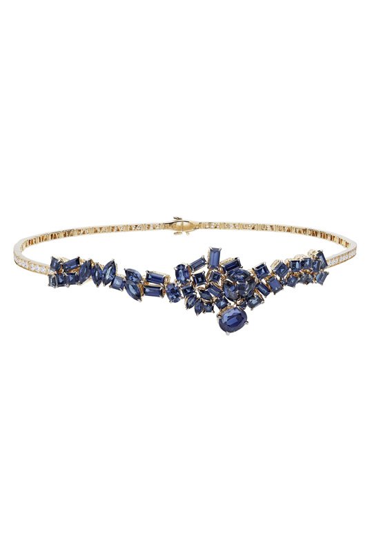 <strong>Dior</strong>, Gem Dior high jewelry collection, Bleu Outremer Sapphire necklace<br />
 