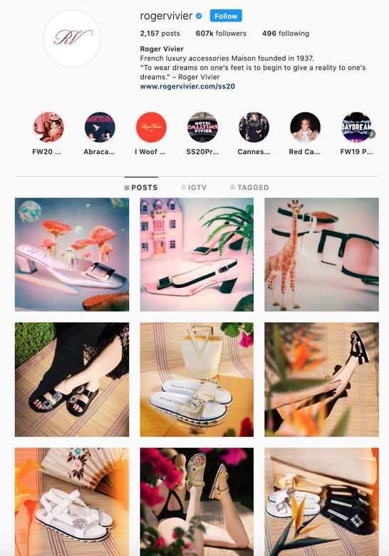 <p><em>Photo Courtesy of Instagram.com/rogervivier</em></p> <p>The House of <strong>Roger Vivier</strong> joined the movement as well and mourned with a black post, showing their support.</p>