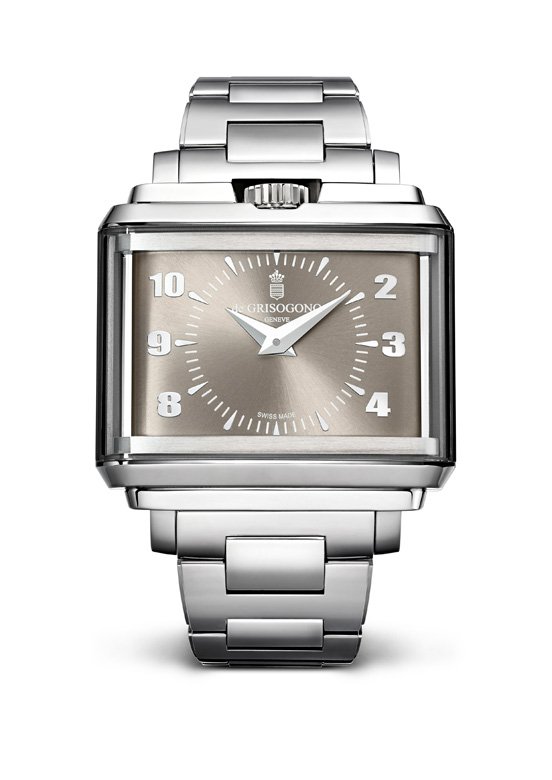 <strong>de Grisogono</strong>, New Retro Steel watch for him<br />