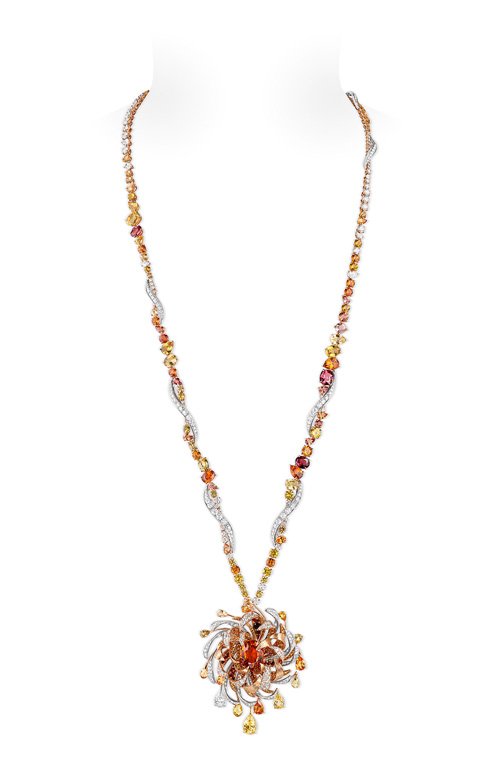 <strong>Chaumet</strong>, Les Ciels de Chaumet high jewelry collection, Soleil de Feu necklace<br />
 