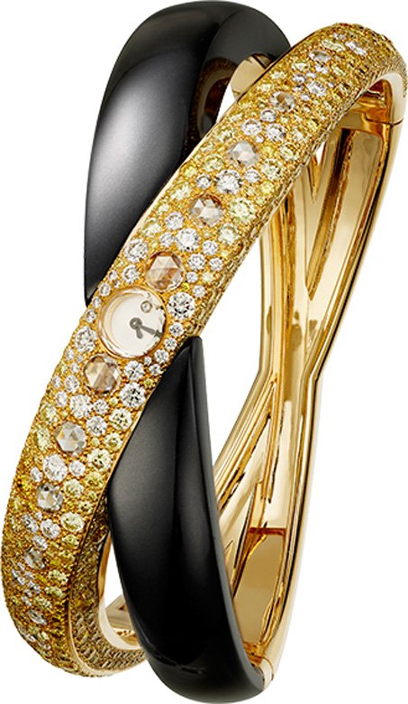 <strong>Cartier</strong>, Saturne Dorée high jewelry watch<br />
 