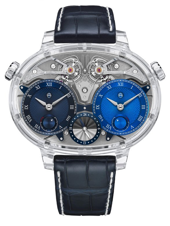 <strong>Armin Strom</strong>, Dual Time Resonance Sapphire watch<br />
 