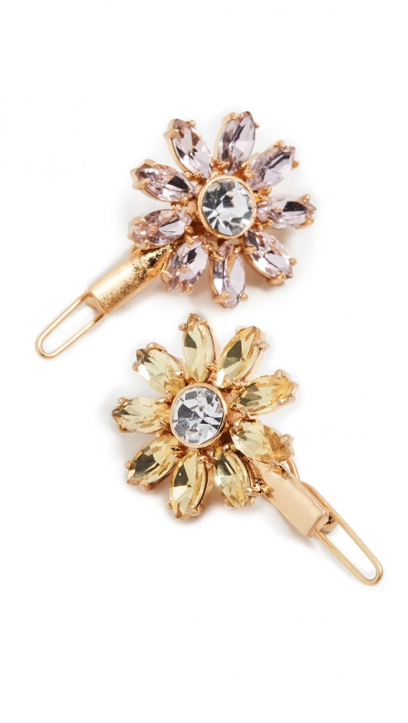 <strong>Hair pins</strong><br />
For Love & Lemons<br /> <em>Via Shopbop.com</em>