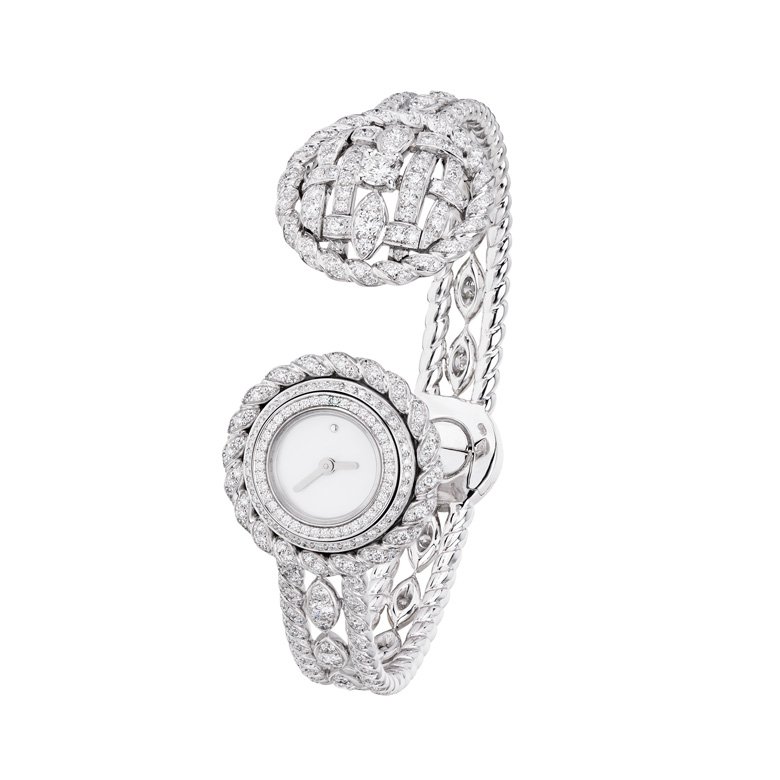 <strong>CHANEL</strong> Tweed de CHANEL high jewelry collection, Tweed Cordage watch