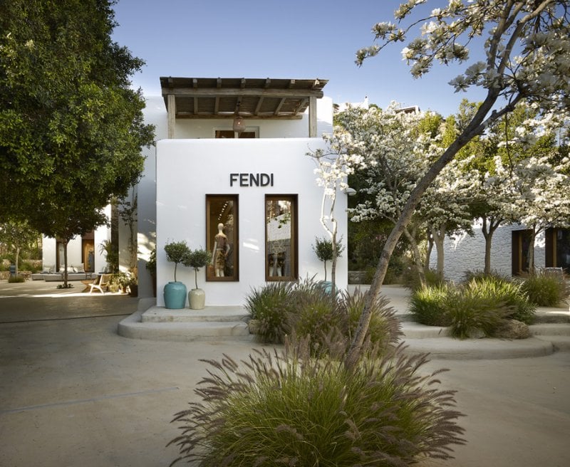 A FENDI Touchdown in Mykonos
