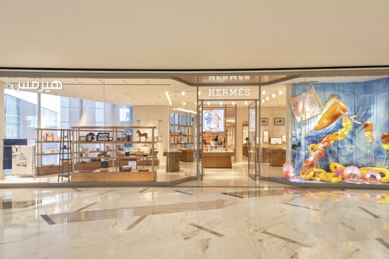 بوتيك جديد لدار Hermès في غالیریا مول في أبو ظبي
