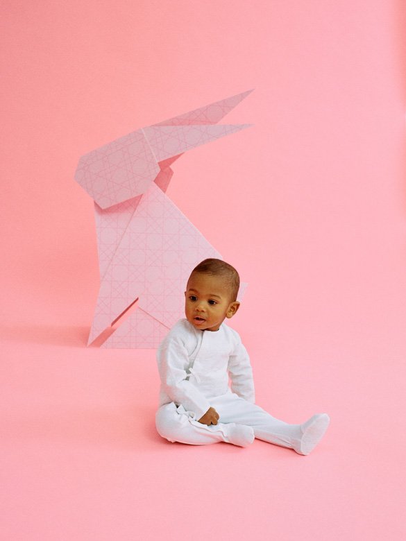 The Cannage Motif Takes Over Baby Dior
