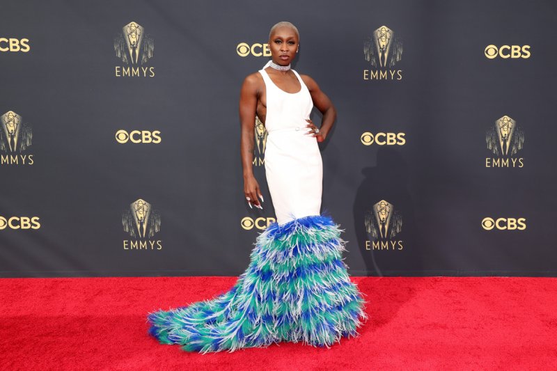 Cynthia Erivo Wearing Louis Vuitton at the 73rd Emmy Awards
