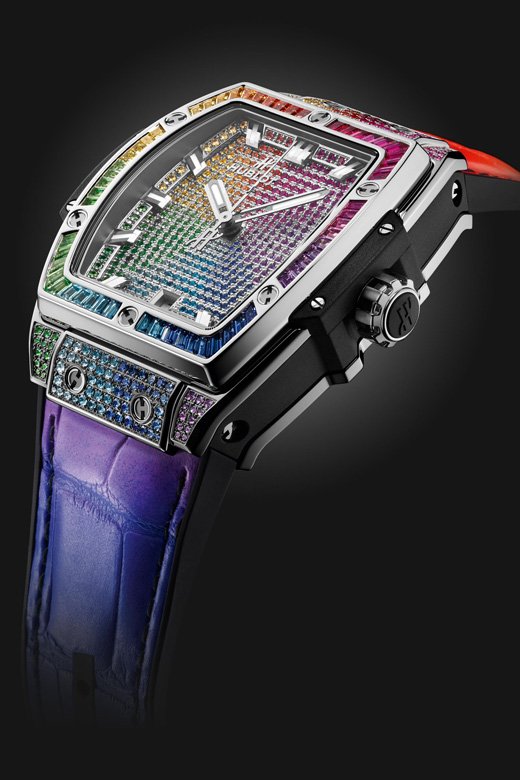إليك ساعة Spirit of Big Bang Titanium Rainbow بكامل جرأتها

