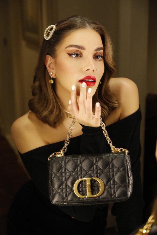 The Dior Caro bag in the World of Celebrities Azyaamode