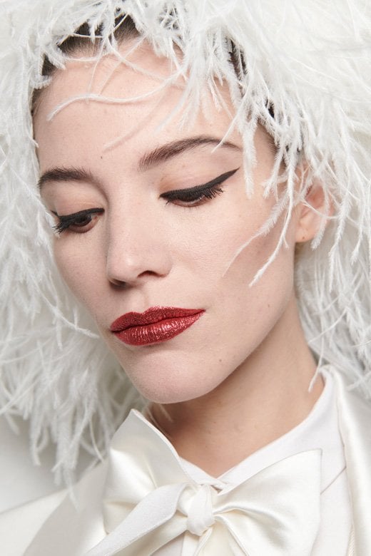 Blacklined and Smokey Eyes at Haute Couture Week
