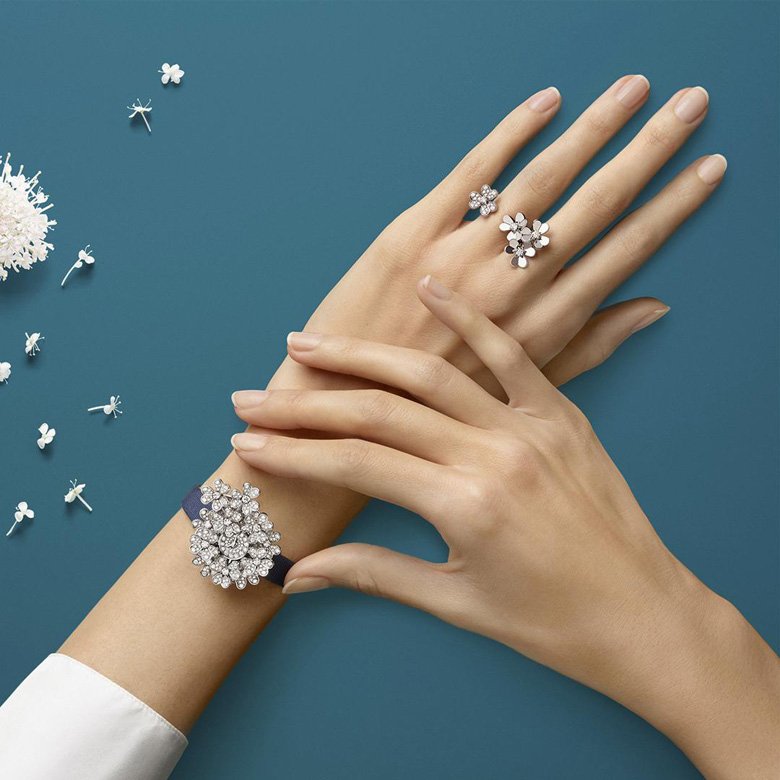 Delicate Blooms Tell Time with Van Cleef & Arpels

