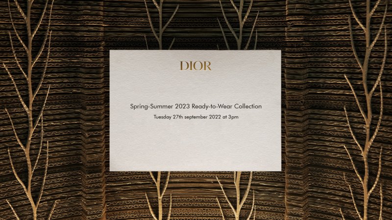 Live Streaming – Dior Spring-Summer 2023 Ready-to-Wear Show
