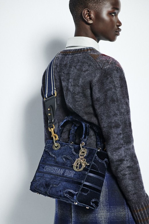 Lady D-Lite Bag Dressed in Velvet
