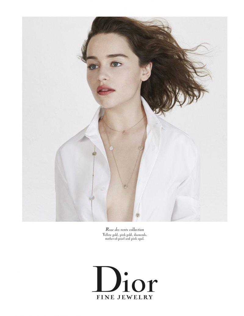 Emilia Clark as the New Face for Rose Des Vents