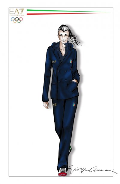 Giorgio Armani for the Italian National Team of the Rio 2016 Olympic and Paralympic Games

