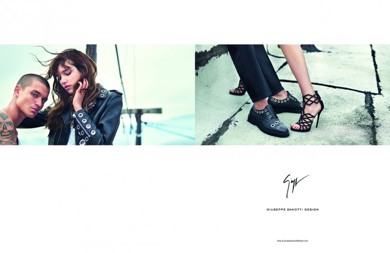 Giuseppe Zanotti’s Rebel Angels Spring-Summer 2016 Advertising Campaign