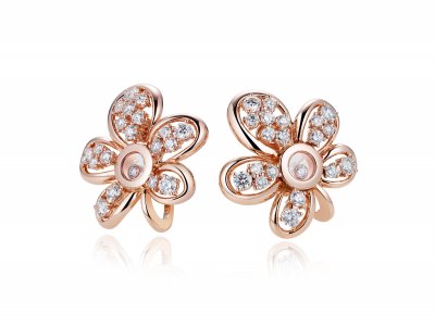 أقراط Happy Diamonds من شوبارد