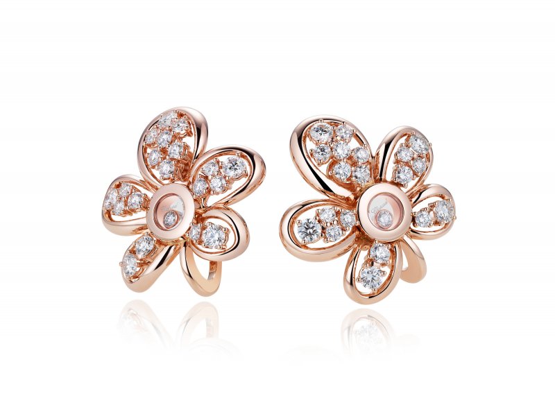 Chopard’s Happy Diamonds Earrings