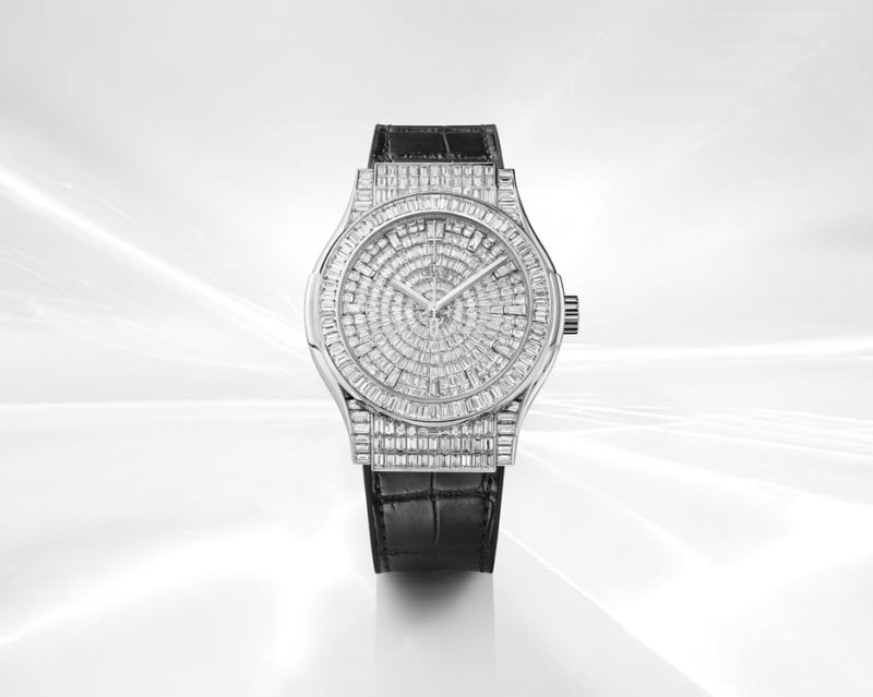 A Hublot Diamond Watch
