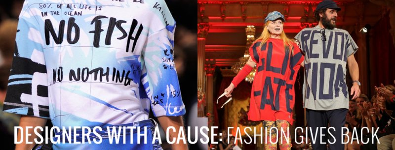 Designers with a cause: Fashion gives back